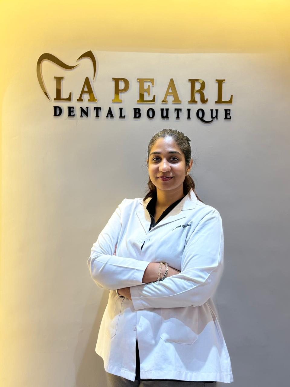 Dr. Shriya, endodontist and root canal specialist at La Pearl Dental Boutique, CBD Belapur, Navi Mumbai