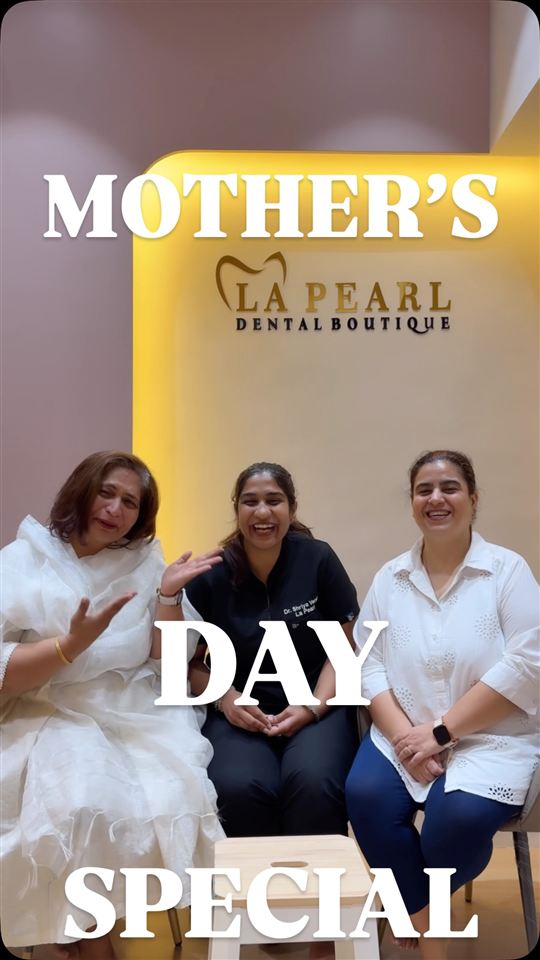 Dr. Shriya with patients during a Mother's Day celebration at the clinic